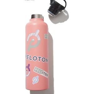 Peloton 25oz Stainless Steel Sticker Bottle, Orange 25 oz,